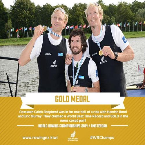 Mens 2+ NZ team - 2014 Rowing World Championships, Amsterdam, The Netherlands © Rowing NZ www.rowingnz.com