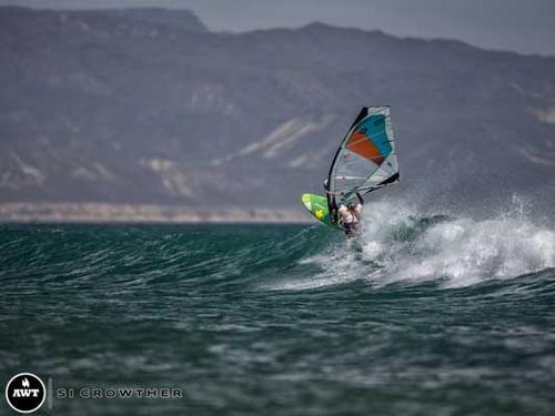 Vickie Abbott - AWT Quatro Desert Showdown at Punta San Carlos, Baja © Si Crowther / AWT http://americanwindsurfingtour.com/