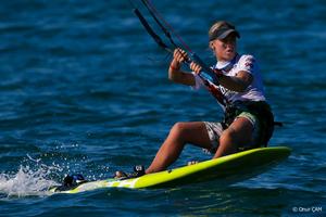 Womens leader Steph Bridge - 2014 Formula Kite World Championships photo copyright Onur CAM taken at  and featuring the  class