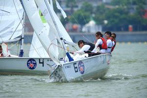 Close battle between teams - 3rd Asia Pacific Student Cup 2014 photo copyright Howie Choo taken at  and featuring the  class