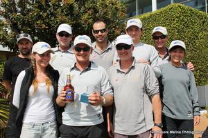 Winning Melges 32 team Chris Way Easy Tiger photo copyright  Northshore Marine Photography taken at  and featuring the  class