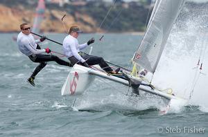 4 SF Viper catamaran Day 1 - Sail Sandy 2014 photo copyright  Steb Fisher taken at  and featuring the  class