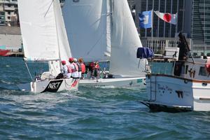 2014 New Zealand Youth Match Racing National Championships photo copyright Adam Middleton taken at  and featuring the  class