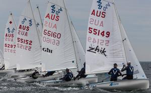 9 BC 420 fleet day 2 - Sail Sandy 2014 photo copyright  Bruno Cocozza taken at  and featuring the  class
