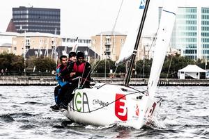 No 3 Oman Sail - image Lars wehrmann - Sailing Champions League - Copenhagen photo copyright Dan Ibsen taken at  and featuring the  class