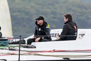 Michael Clarke - Perpetual Loyal - Anthony Bell - Land Rover Sydney Gold Coast Yacht Race 2014 photo copyright Howard Wright http://www.imagephoto.com.au taken at  and featuring the  class