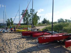 Boats lined up in the afternoon sun photo copyright Lexi Wieringa taken at  and featuring the  class