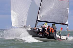 Jitterbug 2014 J111 World Championship Cowes Isle of Wight England. 21 August 2014 Race 3 & 4 photo copyright  Rick Tomlinson http://www.rick-tomlinson.com taken at  and featuring the  class