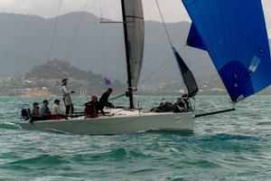 Santor Tornai's Drummoyne Sailing Club team on Skeeter had a terrifc day racing on Day 4 - Vision Surveys Airlie Beach Race Week 2014 photo copyright Shirley Wodson taken at  and featuring the  class