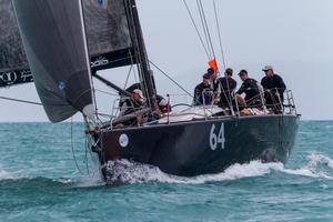 Two firsts from two races on Day 4 for Stewart Lewis's Ocean Affinity - Vision Surveys Airlie Beach Race Week 2014 photo copyright Shirley Wodson taken at  and featuring the  class
