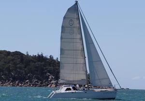 Ken Gibson's Resolute II, winner of the Multihull Cruising Division. photo copyright Tracey Johnstone SMIRW Media taken at  and featuring the  class