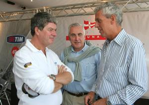 2004 - Louis Vuitton Cup ACT 2&3, Yves Carcelle,  Carlo Croce (YC Italiano) with Marco Tronchetti Provera (Pirelli Group)- Tribute to Louis Vuitton and Yves Carcelle photo copyright Studio Borlenghi http://www.carloborlenghi.net/ taken at  and featuring the  class