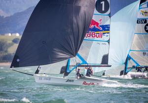 Molly Meech and Alex Maloney - Red Bull 49erFX - NZL Sailing Team - Day 5, ISAF Sailing World - Santander photo copyright Yachting NZ/Sailing Energy http://www.sailingenergy.com/ taken at  and featuring the  class