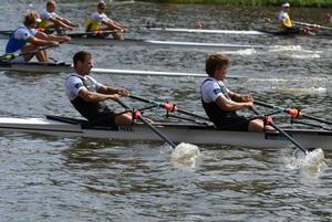 Matson brothers Mens Double scull Semi-Final - 2014 World Rowing Championships, Amsterdam, The Netherlands photo copyright Igor Meijer/FISA http://www.fisa.org taken at  and featuring the  class