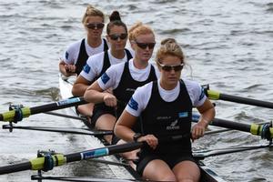 Women&rsquo;s four - 2014 World Rowing Championships, Amsterdam, The Netherlands photo copyright Igor Meijer/FISA http://www.fisa.org taken at  and featuring the  class