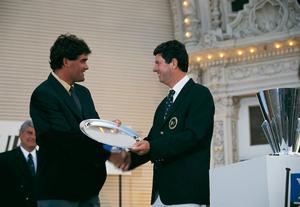 1995 Louis Vuitton Final -Yves Carcelle and Russell Coutts - Tribute to Louis Vuitton and Yves Carcelle photo copyright Studio Borlenghi http://www.carloborlenghi.net/ taken at  and featuring the  class