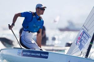 Giles Scott. photo copyright Ocean Images/British Sailing Team taken at  and featuring the  class