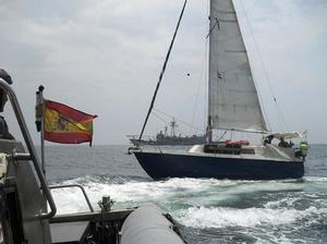 In the early morning of Friday 19 September, EU Naval Force frigate, ESPS Navarra, came to the assistance of a stricken yacht in the Gulf of Aden photo copyright EU Naval Force Media and Public Information Office http://eunavfor.eu/ taken at  and featuring the  class