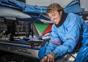 The Extreme Sailing. Act 5. Cardiff. Wales. The Wave, Muscat. Skippered by Leigh McMillan (GBR). photo copyright Lloyd Images taken at  and featuring the  class