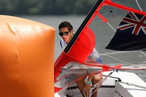 Nanjing 2014 Youth Olympic Games Day two - Joshua Ioane Cook Islands photo copyright ISAF  taken at  and featuring the  class