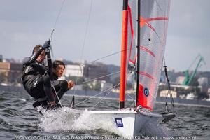 EUROSAF Youth Sailing European Championship 2014 - Day 4 photo copyright  Wilku – www.saillens.pl taken at  and featuring the  class