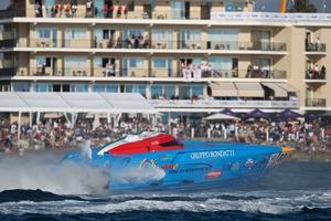 Terracina Italy - UIM Class 1 World Powerboat Championship Grand Prix of Italy October 16 to19, 2014. photo copyright Class 1 World Powerboat Championship http://www.class-1.com taken at  and featuring the  class