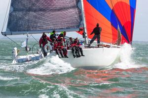 Stormforce Coaching's Stimson 42, Palpatine - Sevenstar Round Britain and Ireland Race 2014 photo copyright Hamo Thornycroft http://www.yacht-photos.co.uk taken at  and featuring the  class