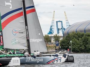 Extreme Sailing Series 2014 Act 5 - Day three. The team? compete? on home? waters photo copyright Lloyd Images taken at  and featuring the  class