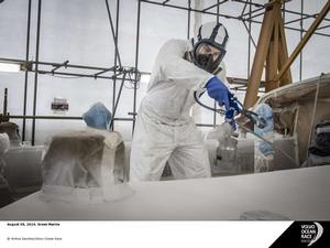 August 4, 2014. Green Marine - Volvo Ocean Race 2014-15 photo copyright  Ainhoa Sanchez/Volvo Ocean Race taken at  and featuring the  class