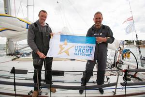 Liam Coyne and Brian Flahive, First 36.7 Lula Belle - Sevenstar Round Britain and Ireland Race 2014 photo copyright Patrick Eden/RORC taken at  and featuring the  class