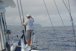 Approaching Horta, Faial, the Azores photo copyright Edward Cohen taken at  and featuring the  class