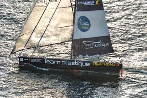 IMOCA - Team Plastique - AFM Telethon - Route du Rhum 2014. photo copyright Route du Rhum taken at  and featuring the  class
