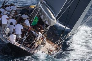 Velsheda, Sail n: JK7, Nation: SUI, Owner/Charterer: Tarbat Investment Ltd, Model: Nicholson J Class - Maxi Yacht Rolex Cup 2014 photo copyright  Rolex / Carlo Borlenghi http://www.carloborlenghi.net taken at  and featuring the  class