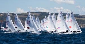 470 Women Gold Fleet Race 5 - 2014 470 Men and Women World Championship photo copyright Nikos Alevromytis / Alen Photography http://www.alen.gr taken at  and featuring the  class