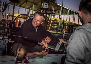 Team Vestas Wind, skipper Australian Chris Nicholson - Volvo Ocean Race 2014-15 - Leg zero photo copyright  Ainhoa Sanchez/Volvo Ocean Race taken at  and featuring the  class