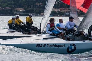5.5m IC World Championship 2014 - Day 2, GER79 and NOR 57 photo copyright Pierpaolo Lafrancotti taken at  and featuring the  class