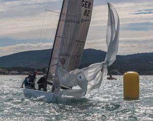 5.5m IC World Championship 2014 - Day 2, GER82 photo copyright Pierpaolo Lafrancotti taken at  and featuring the  class