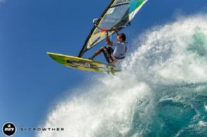 Third placed Marcilio Browne. PWA Severne Starboard Aloha Classic 2014. photo copyright Si Crowther / AWT http://americanwindsurfingtour.com/ taken at  and featuring the  class