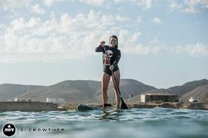 Katie McAnena - AWT Quatro Desert Showdown at Punta San Carlos, Baja photo copyright Si Crowther / AWT http://americanwindsurfingtour.com/ taken at  and featuring the  class