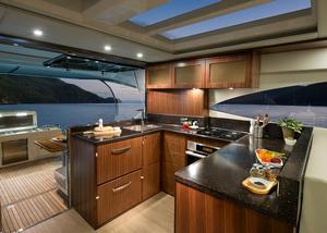 The innovative CZone digital switching system plays a key role in the functionality of the 6000 Sport Yacht from Riviera - enabling one-touch control of all onboard electrics. photo copyright Riviera . http://www.riviera.com.au taken at  and featuring the  class