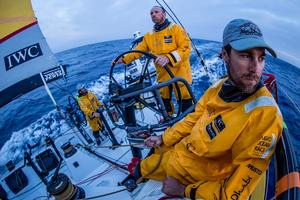 October 28, 2014. Leg 1 onboard Abu Dhabi Ocean Racing  - Volvo Ocean Race 2014-15 photo copyright Matt Knighton/Abu Dhabi Ocean Racing taken at  and featuring the  class