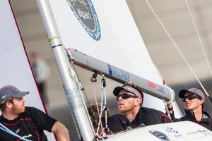 David Gilmour wins the Petit Finals of Dutch Match Cup. - Alpari World Match Racing Tour 2014 - Dutch Match Cup photo copyright  Robert Hajduk / WMRT taken at  and featuring the  class