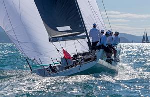 Robin Crawford's Assassin heads for Whitsunday Passage. photo copyright Crosbie Lorimer http://www.crosbielorimer.com taken at  and featuring the  class