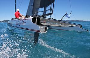 The Wild Oats AC 45 arks it up - Audi Hamilton Island Race Week 2014 photo copyright Crosbie Lorimer http://www.crosbielorimer.com taken at  and featuring the  class