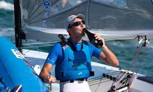 2014 ISAF Sailing World Championships, Santander - Giles Scott, Finn photo copyright  Rachel Jaspersen / Ocean Images taken at  and featuring the  class