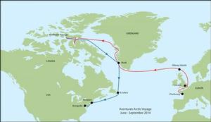 Aventura Route photo copyright Cornell Sailing Events taken at  and featuring the  class