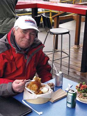 Best fish and chips on the west coast in Granville, BC - Galley Guys Work the Vancouver International Boat Show photo copyright The Galley Guys taken at  and featuring the  class
