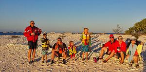 Sundowners being consumed on the beach at Lady Musgrave. photo copyright Paul Lindemann taken at  and featuring the  class