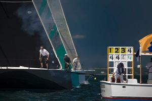 Big Boat Buoy Races on Thursday - 2014 Edgartown Race Weekend photo copyright Michael Berwind taken at  and featuring the  class