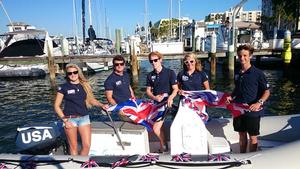 The British Youth Sailing Team at the RS:X Youth Worlds. photo copyright RYA http://www.rya.org.uk taken at  and featuring the  class